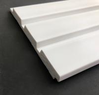 Декоративная панель 120х12 мм Hiwood LV124 NP белая 2,7 м