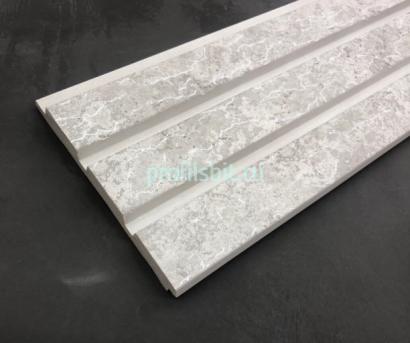 Декоративная панель 120х12 мм Hiwood LV124 W50 декорированная 2,7 м