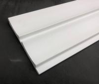 Декоративная панель 120х12 мм Hiwood LV125 NP белая 2,7 м