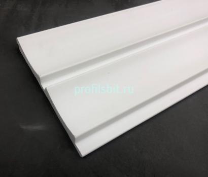 Декоративная панель 120х12 мм Hiwood LV125 NP белая 2,7 м