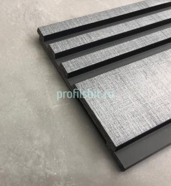 Декоративная панель 120х12 мм Hiwood LV128 BK114K декорированная 2,7 м