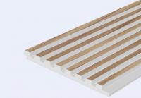 Декоративная панель 120х12 мм Hiwood LV129 BR417N под дерево 2,7 м