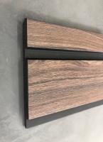 Декоративная панель 120х12 мм Hiwood LV133 BR395K под дерево 2,7 м