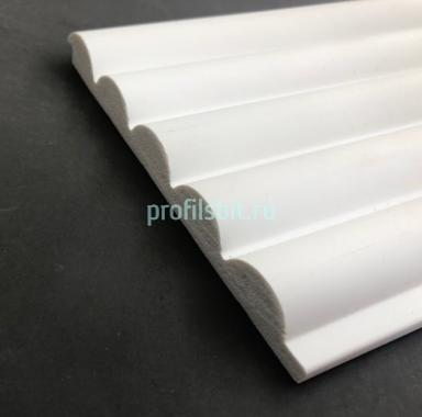 Декоративная панель 120х12 мм Hiwood LV135 NP белая 2,7 м