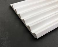 Декоративная панель 120х12 мм Hiwood LV136 NP белая 2,7 м