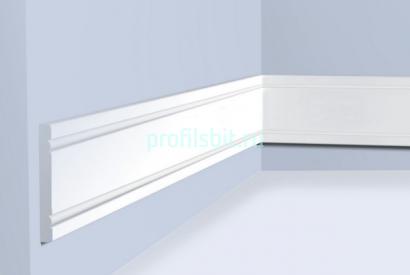 Молдинг 100х9 мм Hiwood W1010 белый 2 м