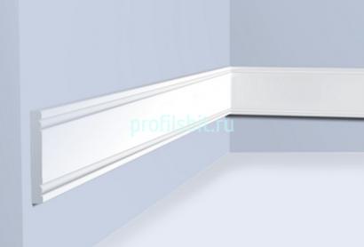 Молдинг 80х9 мм Hiwood W1080 белый 2 м