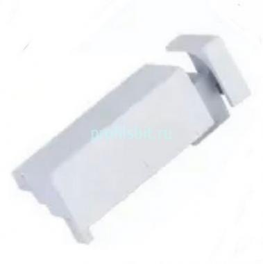 Уголок наружный для светодиодного плинтуса металлический ПЛС-50 серебро матовое