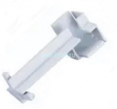 Уголок внутренний для светодиодного плинтуса металлический ПЛС-50 серебро матовое