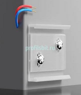 Крепление для светодиодного плинтуса ПЛС-80 без покрытия