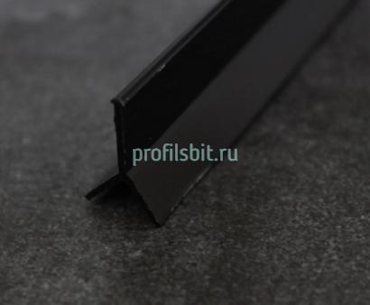 Алюминиевый Y-образный профиль (Мерседес) ПО-97 Черный матовый 2,7 м