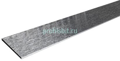 Алюминиевая полоса 20х1,5 2,2 м серебро глянец браш 2,2 м