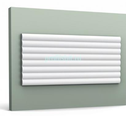 Панель для стен 3D из полиуретана Orac Decor W110-2600 250х2600 мм белого цвета