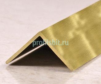 Латунный уголок Yakamoz ЛП-30х15 латунь шлифованная 2,7 м
