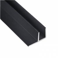 Алюминиевый профиль F-образный ОП-500 под панель 4 мм 2,7 м черный