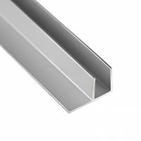 Алюминиевый профиль F-образный ОП-500 под панель 4 мм 2,7 м серебро