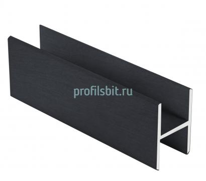 Алюминиевый профиль  Н-образный ОП-501 под панель 4 мм 2,7 м черный