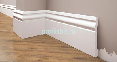 Напольный плинтус из полистирола 94х12 Cezar Elegance LPC-08 - 101 Белый 2,44 м