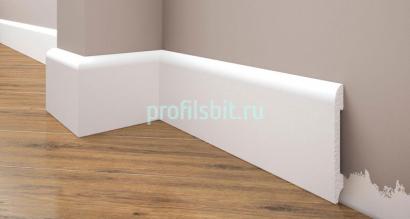 Напольный плинтус из полистирола 78х13 Cezar Elegance LPC-11 - 101 Белый 2,44 м