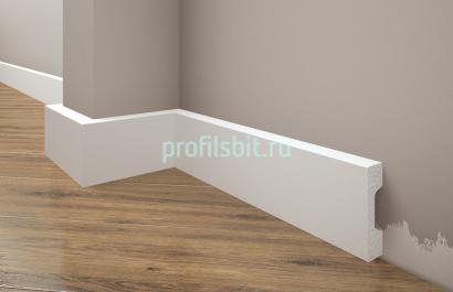 Напольный плинтус из полистирола 57х16 Cezar Elegance LPC-27 - 101 Белый 2,44 м