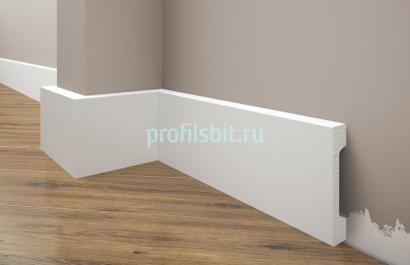 Напольный плинтус из полистирола 79х16 Cezar Elegance LPC-28 - 101 Белый 2,44 м