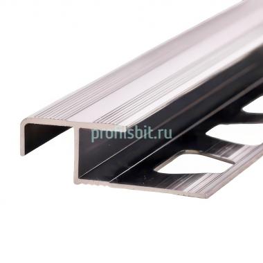 Алюминиевый Z-профиль угловой ПО-183 серебро глянец 2,7 м