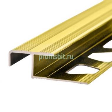 Алюминиевый Z-профиль угловой ПО-183 золото матовое 2,7 м