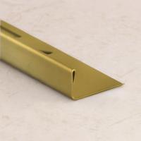 L-профиль стальной 10 мм SL005-10H ZG золото глянец 2,7м