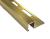 Закладной П-профиль из нержавеющей стали 12х12 мм SBP110-12H ZG золото глянец 2,7м