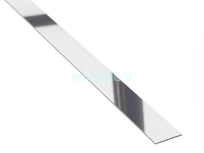 Полоса из нержавеющей стали 20 мм SP117-20 SG серебро глянец 2,7м