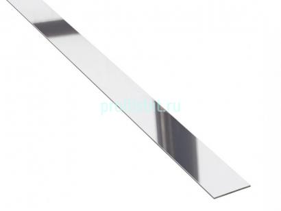 Стальная полоса 10 мм SP117-10 SG серебро глянец 2,7м