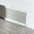 Напольный плинтус из нержавеющей стали 80 мм SY044-80H SGB Серебро глянец браш 2,5 м