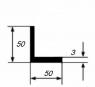 Алюминиевый уголок 50х50х3 мм равносторонний 3 м