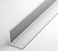 Алюминиевый уголок анодированный 25х25х1,2 мм равносторонний Серебро 3 м