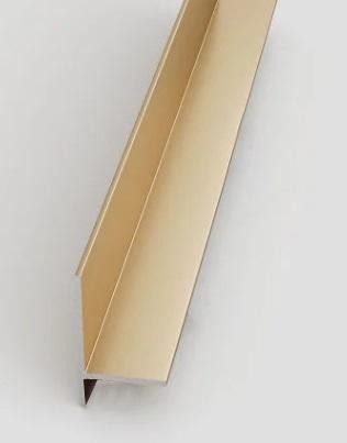 Теневой плинтус Евротрим 7627.00 золото алюминиевый 2 м