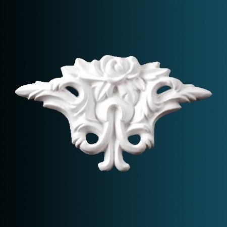 Декоративный орнамент Перфект G2106 78х128х15 мм белый полиуретан