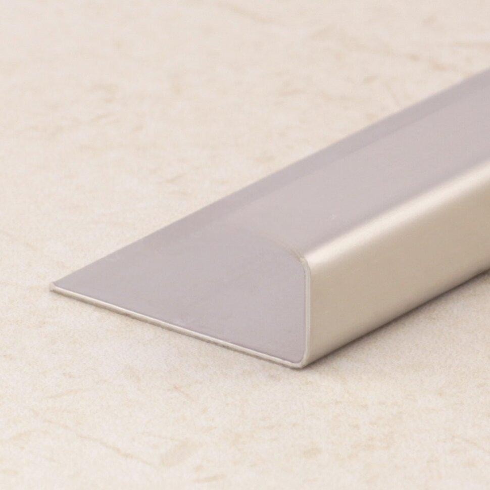 Стальной П-образный профиль окантовочный 10 мм ОК-10 шлифованный 2.7 м