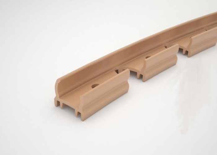 Монтажная планка ПВХ 3-15 мм для порога Cezar Flex Line 1,5 м