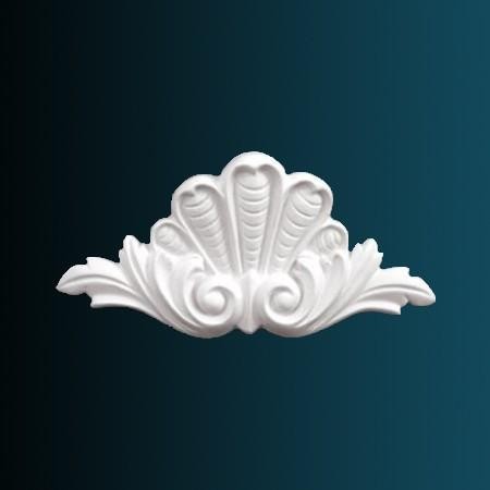 Декоративный орнамент Перфект G2119 70х140х20 мм белый полиуретан