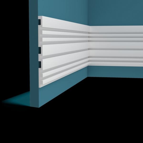 Стеновая декоративная панель Перфект Плюс P166 белый ударопрочный полимер 14х200 2 м