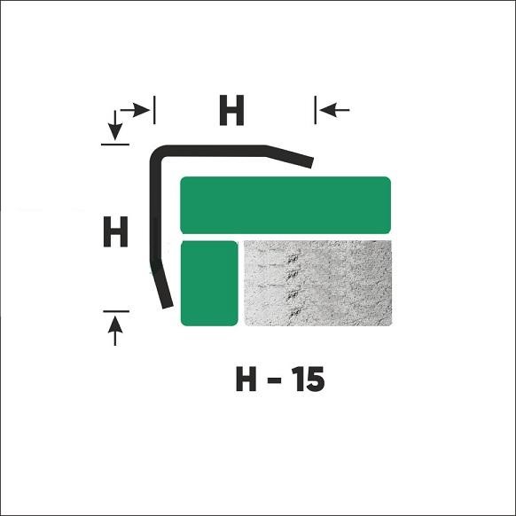 Декоративный уголок из нержавеющей стали 15х15 FD 15 GP Золото полированное 3 м