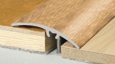 Порог алюминиевый скрытый крепеж 50 мм Effector A-65 0921 Дуб Лемон 2,7 м