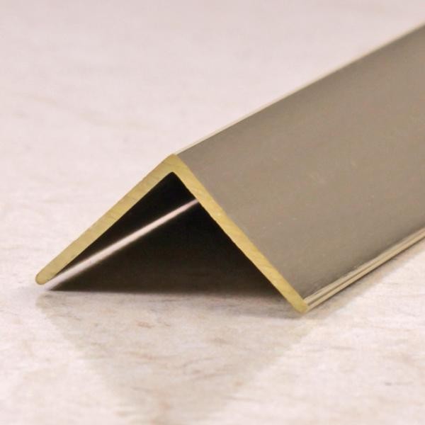 Латунный уголок Yakamoz ЛП-20х20 латунь шлифованная 2,7 м