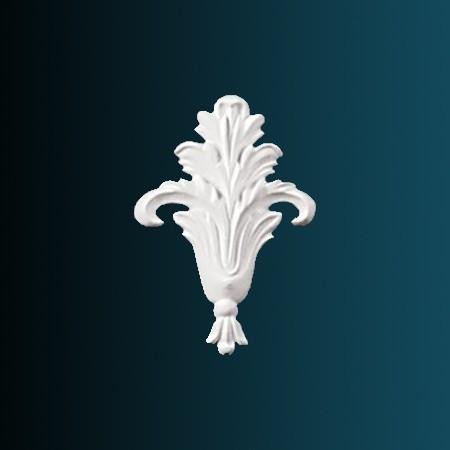 Декоративный орнамент Перфект G2123 115х79х13 мм белый полиуретан