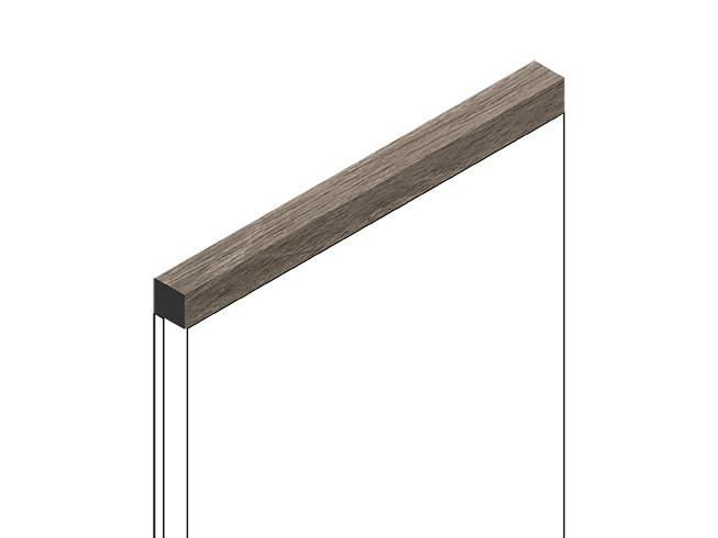 Декоративный молдинг 12х12 мм HiWood D12V1 BR490 фитополимер под дерево 2.7м