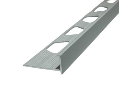 L-образный профиль алюминиевый 12 мм ПО-203-02 серебро матовое 2.7 м