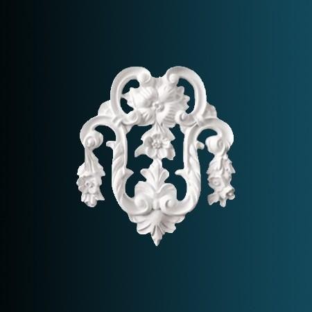 Декоративный орнамент Перфект G2135 167х148х18 мм белый полиуретан
