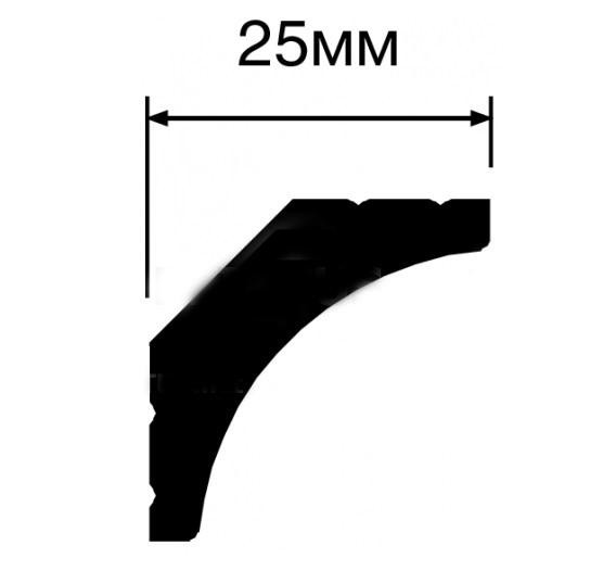 Карниз 25х25 Hiwood A35 из полистирола 2 м