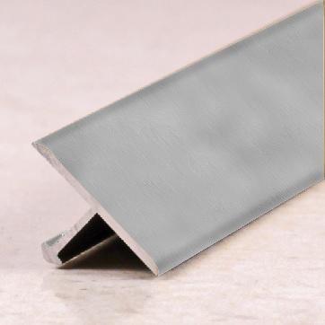 Т-профиль алюминиевый 13 мм ПТ-13 Графит глянец браш 2,7 м