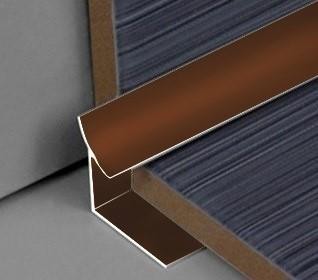 Внутренний угол для плитки ПО-В10 Бронза матовая 2,7 м